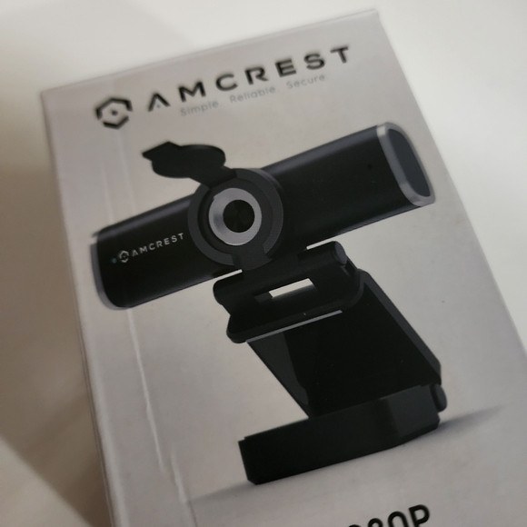 Amcrest 1080P HD Webcam with privacy cover - Black NWT - Picture 8 of 8